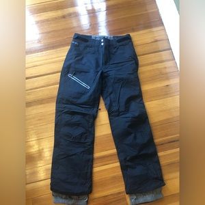 EMS snow pants. Black. Size M. Adjustable waistband.